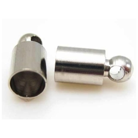 Enderør sølv pl. 4,2 mm indvendig - 2 par