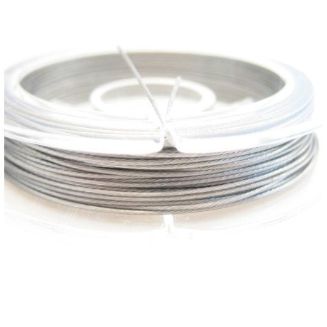 smykke wire sølv 0,45 mm - 10 m