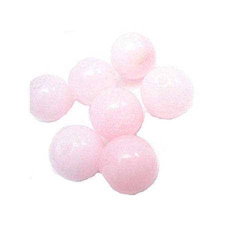 Jade rosa 10 mm - 8 stk