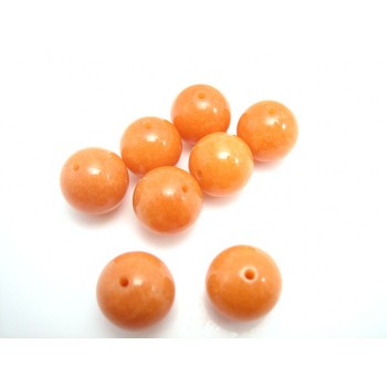 Jade orange 10 mm - 8 stk