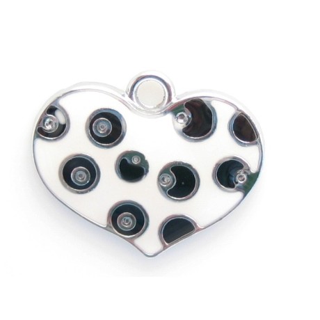 Dalmantiner hjerte 26 mm