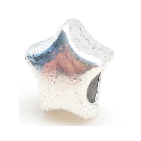 Stjerne i tibet sølv 11 / 4 mm - 2 STK