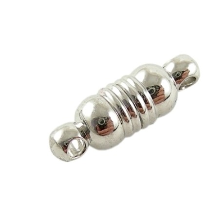 Sølv  belagt magnet lås 14 / 1 mm