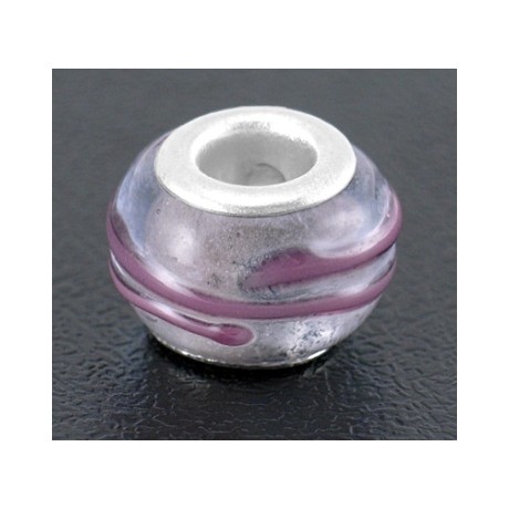 Glas led lilla - rosa
