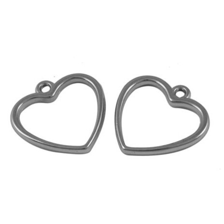 Hjerte 20 mm - 6 stk