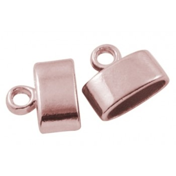 Kobber enderør  9 x 3,5 mm  hul - 2 stk