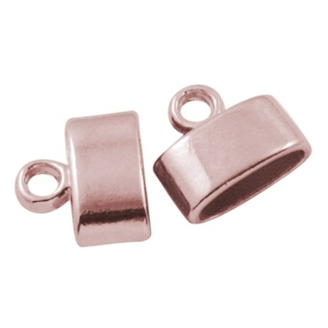 Kobber enderør  9 x 3,5 mm  hul - 2 stk