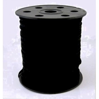 Ruskind im. 3 x 1,5 mm sort - 1 m