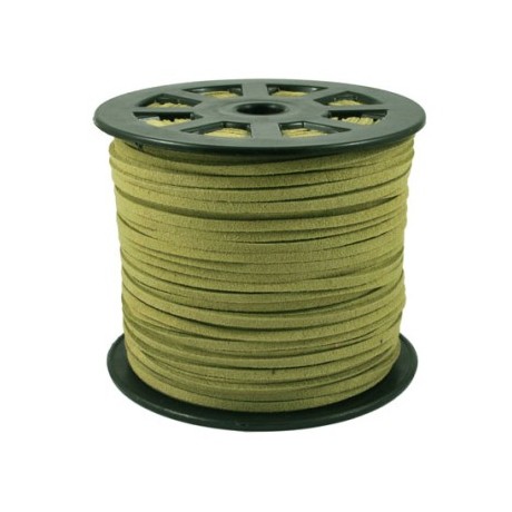 Ruskind im. 3 x 1,5 mm æble grøn - 1 m