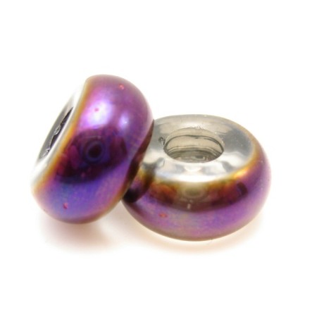 Chancerende glas led lilla / blå