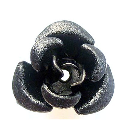 Metal rose SORT - 15/1 MM - 10 STK