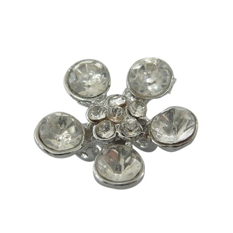 Blomst med stene 15 mm - 4 huller