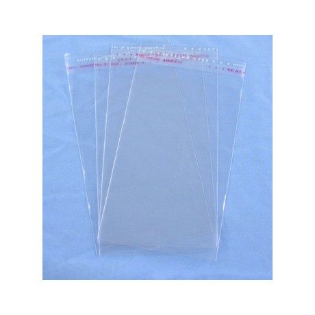Cellofanposer med tape - 8 x 12 cm - 20 stk