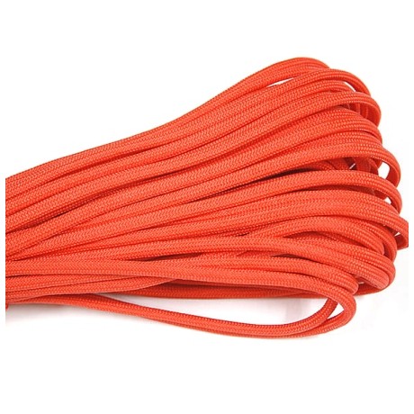 Faldskærmsline 4 mm orange  - 1 m løbende