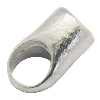 Kraftig stål enderør 8 mm indvendigt hul - 2 stk