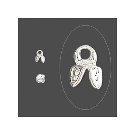 Perleskål med vedhæng - 2 stk