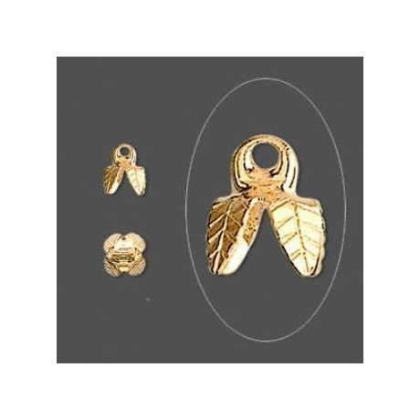 Perleskål med vedhæng - 2 stk