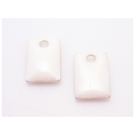 Emalje vedhæng 8 x 5 - 2 stk