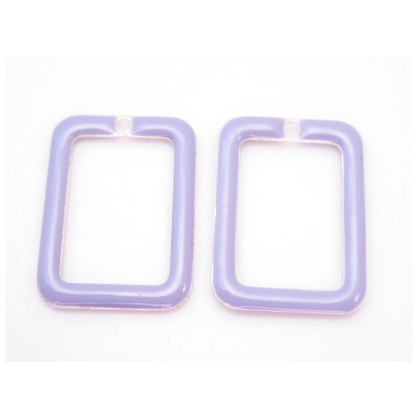 Emalje ramme 20 x 14 mm - 2 stk