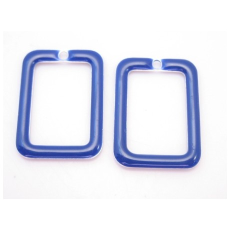 Emalje ramme 20 x 14 mm - 2 stk