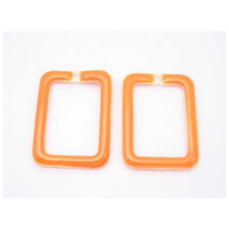 Emalje ramme 20 x 14 mm - 2 stk