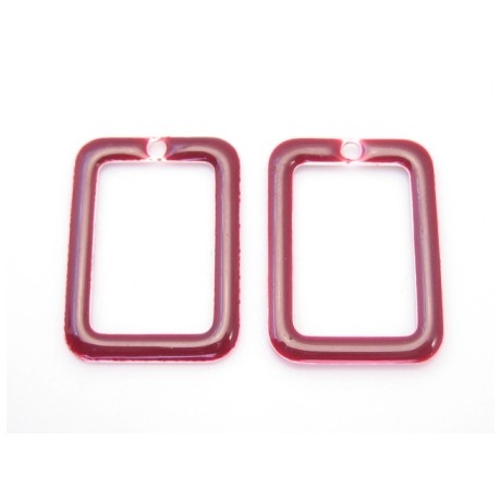 Emalje ramme 20 x 14 mm - 2 stk
