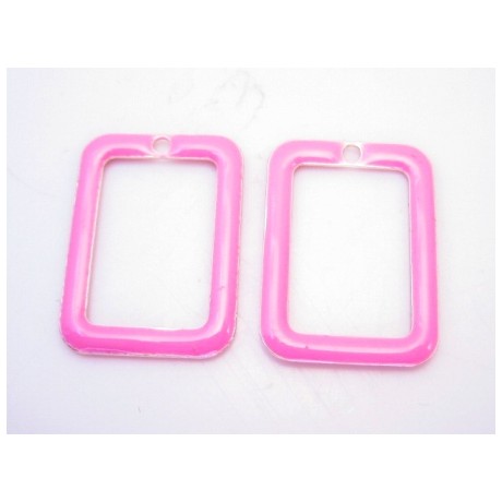Emalje ramme 20 x 14 mm - 2 stk