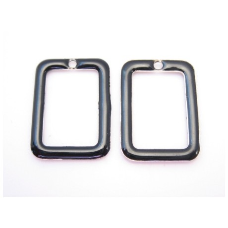 Emalje ramme 20 x 14 mm - 2 stk