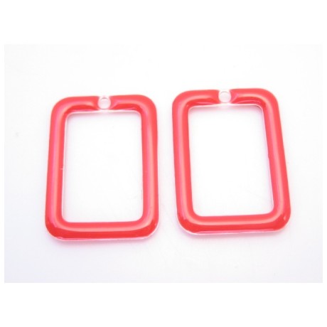 Emalje ramme 20 x 14 mm - 2 stk