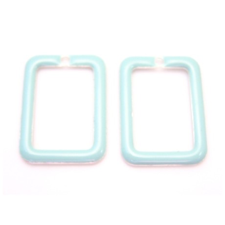 Emalje ramme 20 x 14 mm - 2 stk