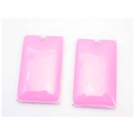 Emalje vedhæng 23 x 14 mm - 2 stk