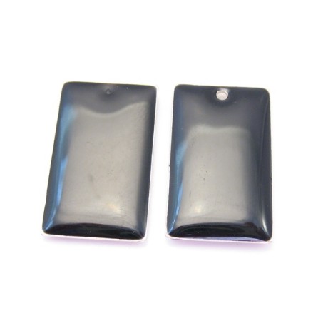 Emalje vedhæng 23 x 14 mm - 2 stk