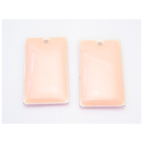 Emalje vedhæng 23 x 14 mm - 2 stk