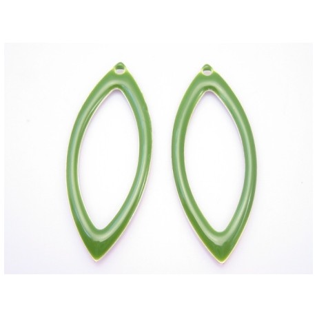 Emalje ramme 35 x 14 - 2 stk