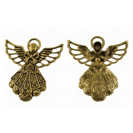Stor gylden engel 43 mm