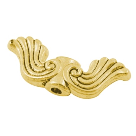 Vinger antik guld 20 mm - 8 stk