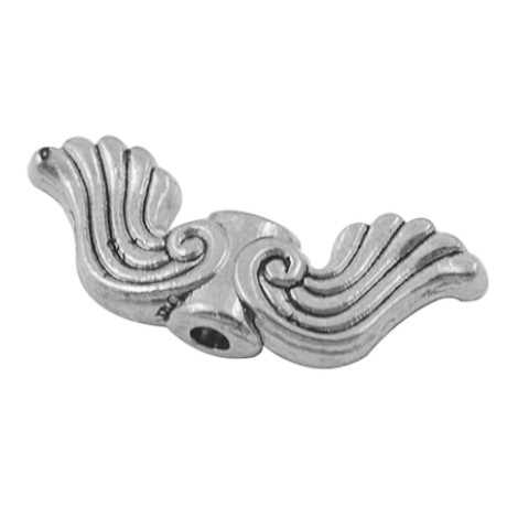 Vinger antik sølv 20 mm - 8 stk