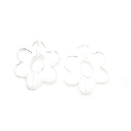 Klare blomster 20 mm - 2 stk