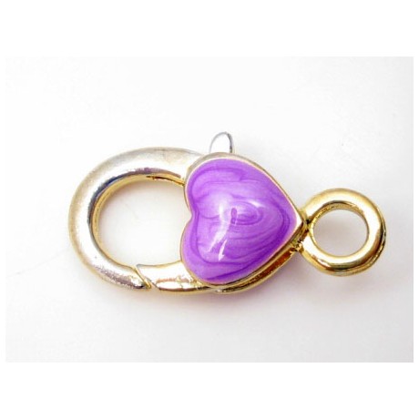 Karabin hagelås lilla 21 mm