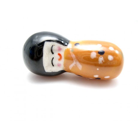 Japansk Kokeshi 27 / 2,2 Brun