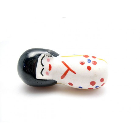 Japansk Kokeshi 27 / 2,2 Hvid