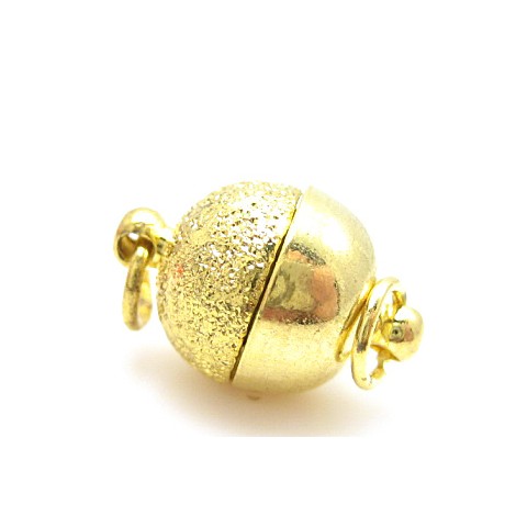 Magnetisk platineret kuglelås 16 mm