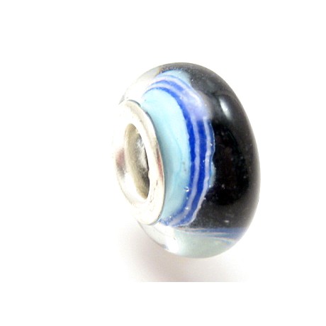 Glas led blå, turkis, sort