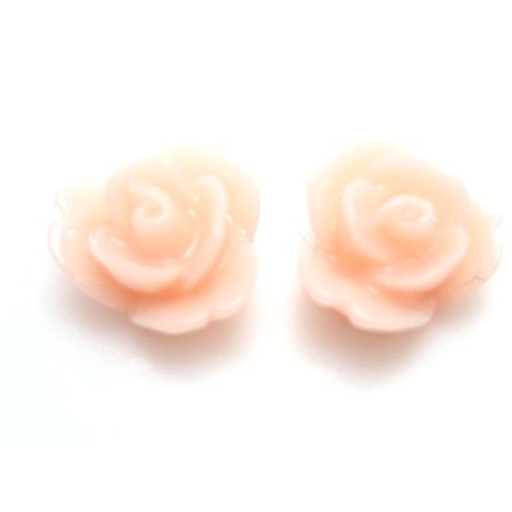 Resin rose mini laks 9 mm - 2 stk