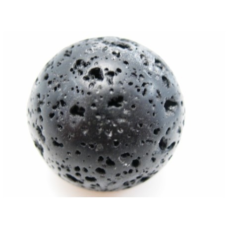 Lava rå sort 8 mm - 6 stk