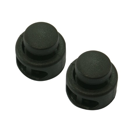 Lås sort 14 mm med 4 mm hul.