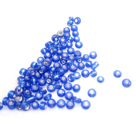 Seed bead blå 3 / 0,5 - 25 G
