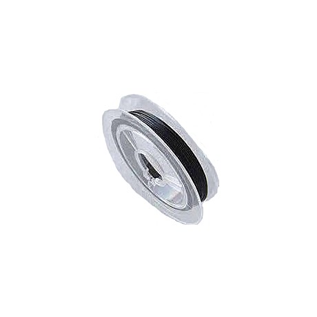 Tiger tail 1mm - SORT - PR 5 M