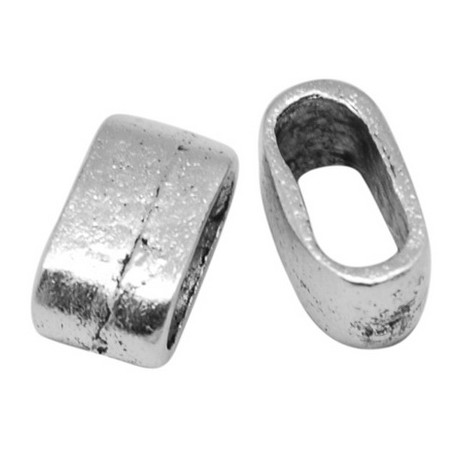 Båndring i tibet sølv  13 x 7 mm