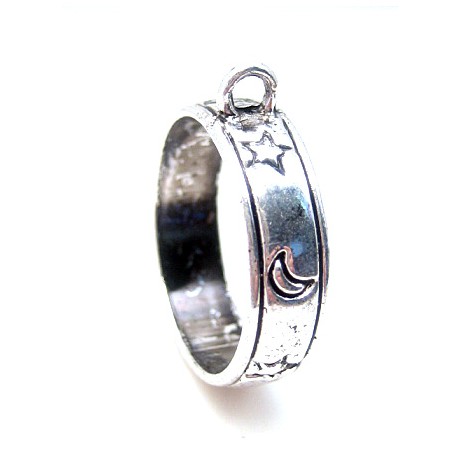 Ring med øje 18 mm indv